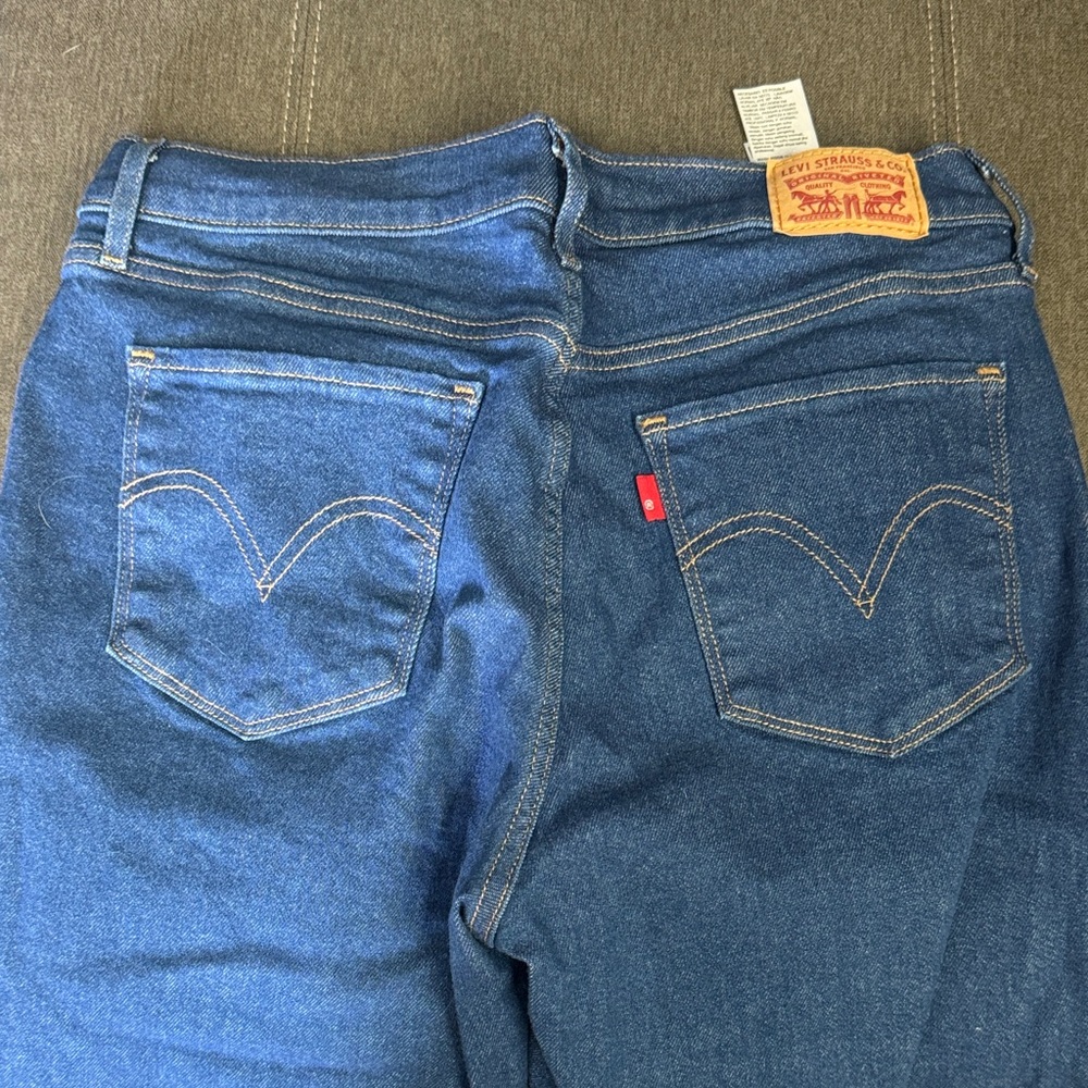 Levi's Women's classic Dark Blue Straight Leg Jeans